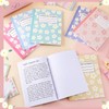 Harloon 6 Pack Composition Notebooks Wide Ruled Bulk Cute Pink