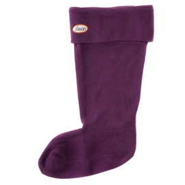 Jileon Fleece Boot Socks For Women - Soft Fleece Warm Boot Liners for Women (Purple Large)