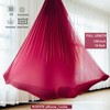 F.Life Aerial Yoga Hammock kit Include Daisy Chain,Carabiner and Pose