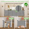 Reinforced 120" Extra Wide Retractable Baby Gate with Support Rods