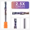 SpeTool 1/4 Inch Shank Up&Down Cut Spiral Router Bit, Extra