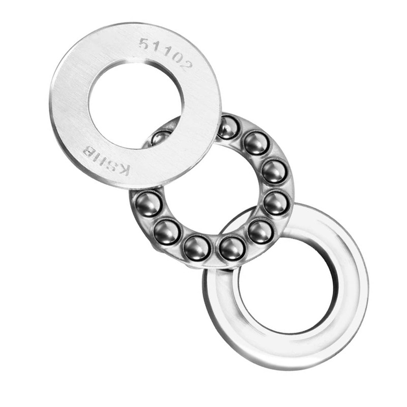 sourcing map 51102 15mm x 28mm x 9mm Chrome Steel