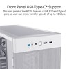 ASUS Prime AP201 White MicroATX Tempered Glass Edition Supports Graphics