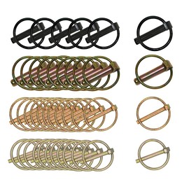 Mytee Products AgraLink 40 Pcs Heavy Duty Lynch Pin Assortment Kit, Fastener for Cars, Trucks, Trailers, ATVs, Mowers, Tractors and Other Farm Equipment