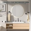 FORIOUS 4 Piece Bathroom Accessories, SUS304 Stainless Steel Double Post