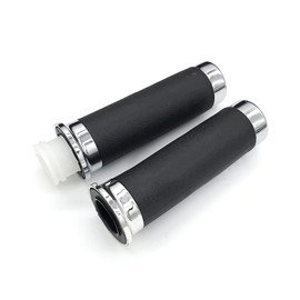 2PCS Motorcycle Throttle Handle Comfortable Grasp Slip Resistant Shockproof Handlebar Throttle Grip for Motorbike