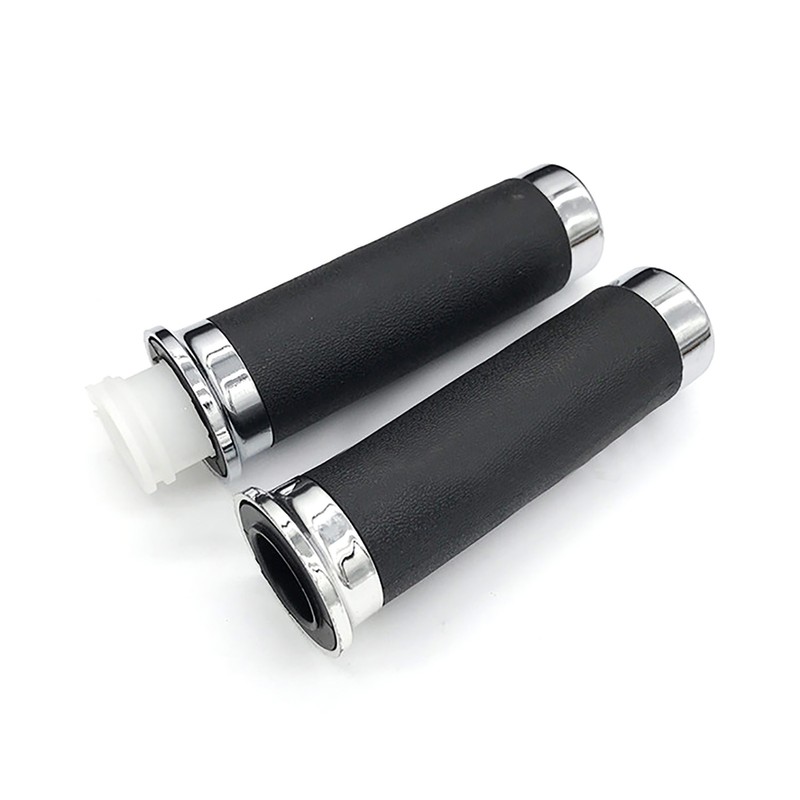 2PCS Motorcycle Throttle Handle Comfortable Grasp Slip Resistant Shockproof Handlebar
