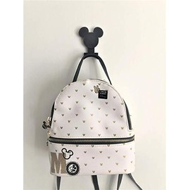 3D Printed Mini Mouse Ears Head Wall Hook Holder Mount Hanger Display Many Color Choices