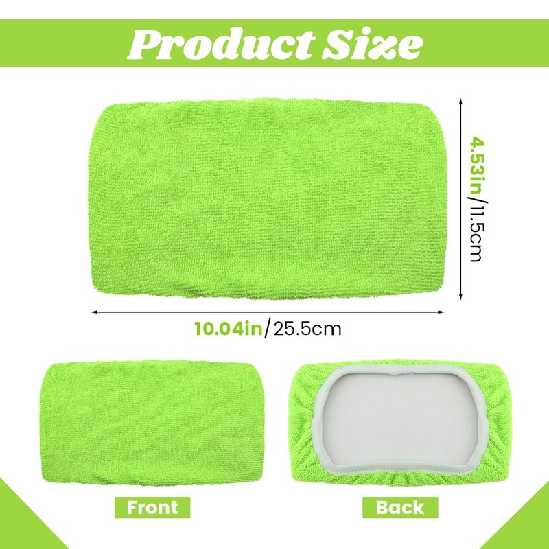 4-Pack Microfiber Mop Pads Compatible with Swiffer Sweeper, Reusable Mop