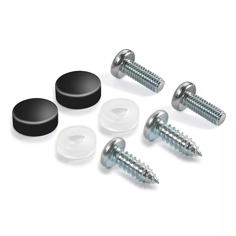 BLVD Straw Hat Crew One Piece Glossy Black License Plate