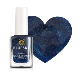 Bluesky Kids Nagellack - True Blue, Blau. Einfache Schälen, ungiftige, wasserbasierte, planfreie Nagellack für Kinder, 5ml
