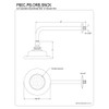 Kingston Brass P60CK Victorian Sunflower Head with 12-Inch Shower Arm,