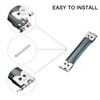 sourcing map Metal Internal Flex Frame - 10Pcs 70mm/2.8" Handbag