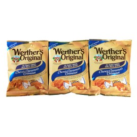 Chewy Caramel Sugar Free Candies 3 -60g PKG by WERTHER'S