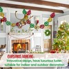 Christmas Foil Hanging Decorations, 2M Foil Star Garland for Walls