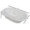 EuroBath 2-Stage Baby Bath Tub, White - Large, Long Lasting