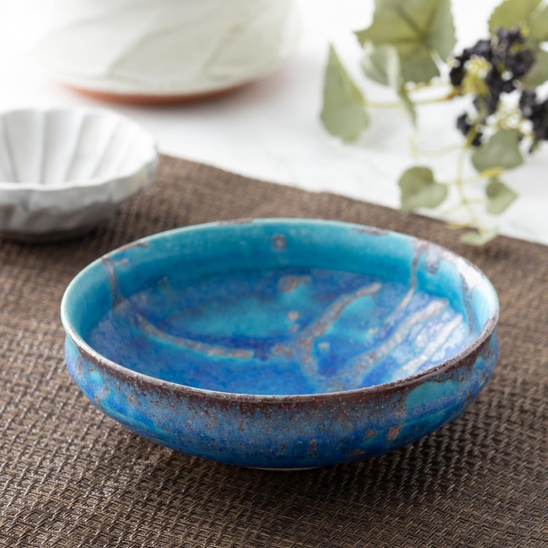 Marui Pottery MR-3-4237 Shigaraki Ware Hephimon Bowl, Small Bowl, Diameter