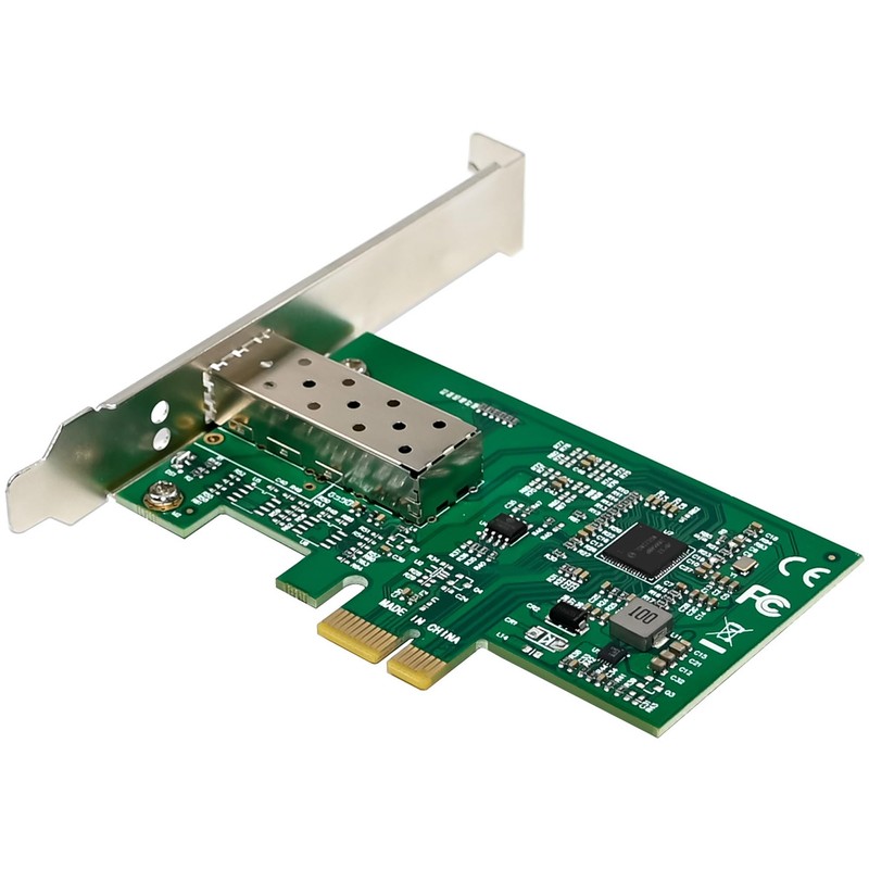 InLine Gigabit Network Card with 1x SFP Fiber, PCIe x1,