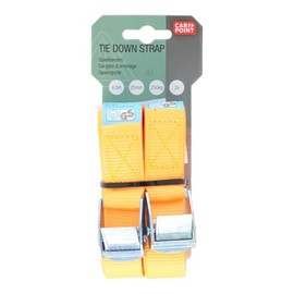 Carpoint Tie Down Straps 2 x 4.5 Metres Orange