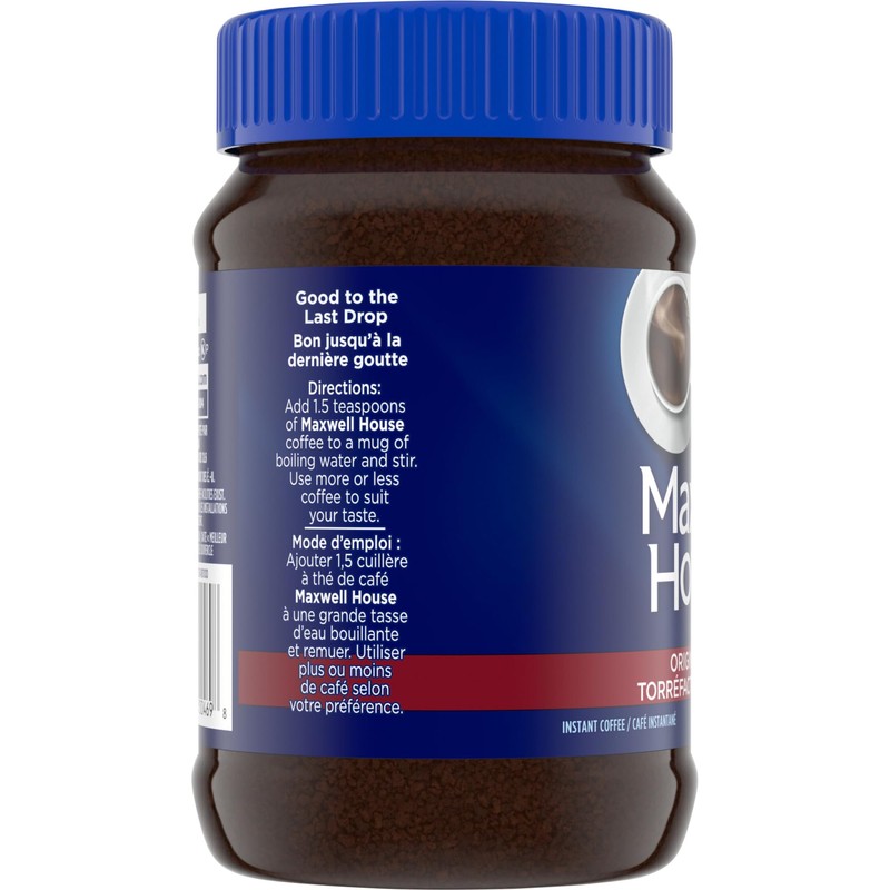 Maxwell House Original Roast Instant Coffee, 150g pack of 1(Package