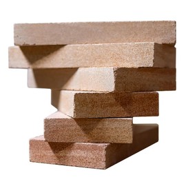 RTH-USA ILTEX-0.4 Ultralight Fire Insulation Bricks – Box of 6, 9” x 4.5” x 1.25” – High Thermal Insulation, Low Conductivity, Eco-Friendly – Max Service Temp 1562°F (850°C)