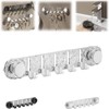 Rotating Shower Suction Cup Hook, Space Saving Non Punch Wall