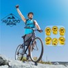 MEAJOO 6PCS Skull Style Tire Valve Stem Caps, with O