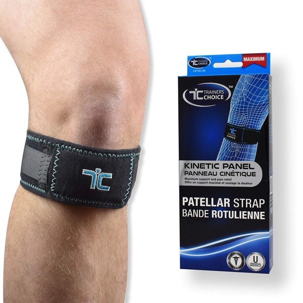 Trainers Choice Patella Tendon Strap Assists with Patellar Tendonitis, Jumper’s
