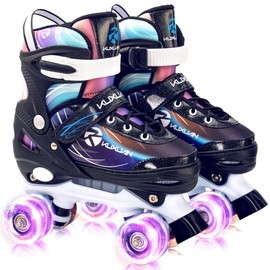 Roller Skates for Women, Adult Female Roller Skates Women Patines para Mujer with Light up Wheels