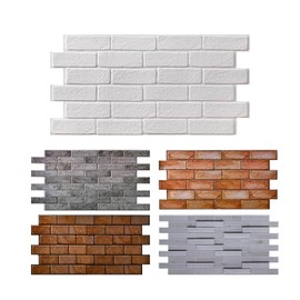 Finecraft Decor 10pcs (53sqft) 3D PVC Wall Panels for Interior Decor: Perfect for Kitchen Backsplash, Bathrooms, Living Rooms, Offices
