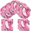 Pink Cartoon Animation Luau Birthday Party Supplies, include 20 Plates