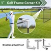 ForoGore 10 Pcs 1'' Golf Frame Corner Kit DIY Canopy