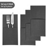 Westmark Cozy Cutlery Bags - Set of 4 Cutlery Holders,