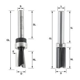 ENT 09043 2-Piece Milling Cutter Set for Metric ENT Milling Template for High-Quality Prong Connections