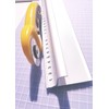 Professional Safety Ruler, 55 cm, Cutting Ruler with Handle, Aluminium