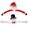Plush Santa Claus Snowman Topper Hugging Tree Topper for Christmas