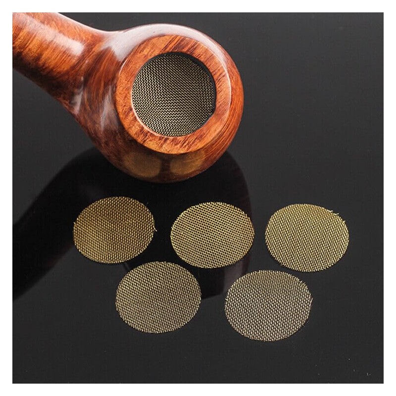 500pcs Pipe Screens, 3/5 Inch Pipe Filters,Premium Brass Pipe Screens