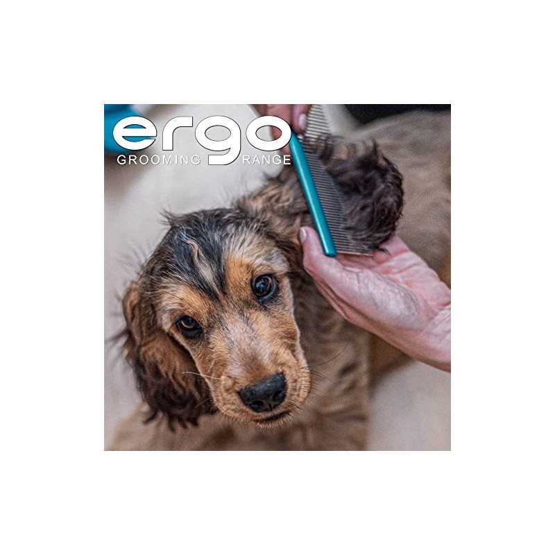 Ancol Ergo Metal Comb, Blue, 7 Inch