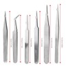 Precision Tweezers Set, 6 Piece Anti-Static Tweezers Set Stainless Steel