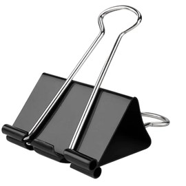 50 Pack Extra Large Binder Clips 2.4 Inch, Upgrade Large Binder Clips Big Paper Clips Clamps for Office and Home Supplies, Black