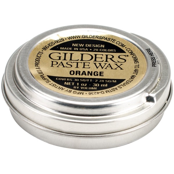 Gilders Paste Baroque Art, 1.5-Ounce, Orange