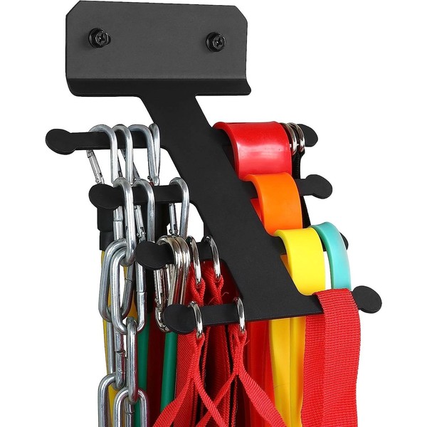 Venbytech for Resistance Rack Band Storage Hanger Gym Equipment Organizer