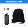 GUSXPPD Drawstring Bags, Drawstring Gym Bag with Foldable Water Bottle