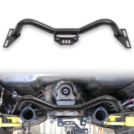 ELITEWILL Adjustable Transmission Crossmember with Black Powder Coating Fit for 1963-1987 C10 / C20 / Blazer / Suburban Adjustable Center Tab Compatible with All GM Truck Automatic Transmissions