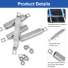 Set of 3 Gas Barbecue Replacement Parts Crossover Burner Universal,