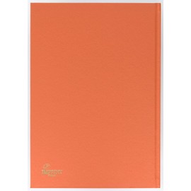 Imprint 2025 Premium Quality A5 Day to Page Diary with Full Page of Saturday & Sunday, Hardback Desk Diary with Ribbon Marker, Planner Organiser Diary (Orange)