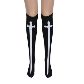 JINJIASC Thigh High Socks Over the Knee Cable Knit Boot Stockings for Women, Long Warm Fashion Leg Warmers Winter (The Cross)
