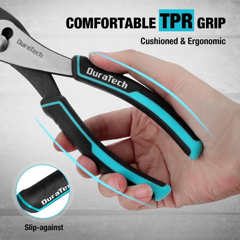 DURATECH 8 Inch Slip Joint Pliers, Pliers Tool with Comfortable