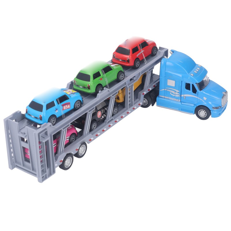 Transport Truck Toy 1/48 Scale Simulation Pull Back Collectible Cars