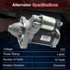 17841N Starter Motor Compatible with Toyota Corolla 2003-2008 Matrix 2003-2008